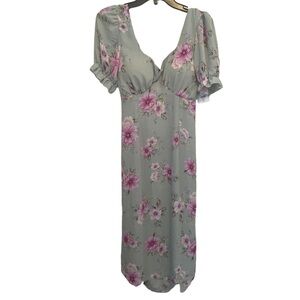 KENEDIK floral short sleeve dress